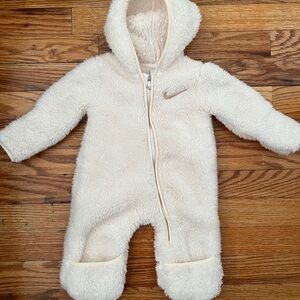 Nike Cream Fleece Baby Footie
